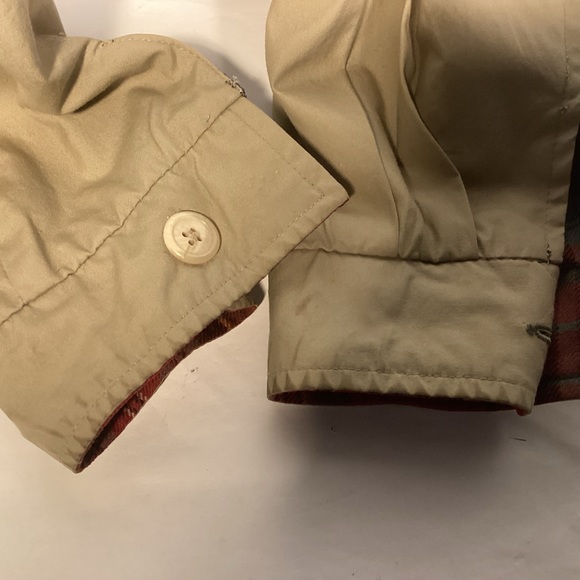 Ralph Lauren womens plaid wool jacket size large reversible to Tan jacket - Picture 11 of 11